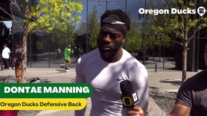 Oregon Ducks Defensive Back Dontae Manning