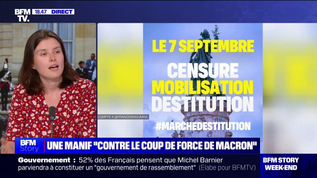 Manifestations contre Emmanuel Macron: Ce qu'on veut, c'est mettre en place le programme du NFP , explique Adèle, militante des jeunesses anticapitalistes