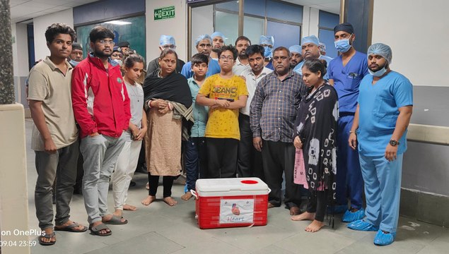 सिविल अस्पताल में हृदय व दो किडनी का दान कर तीन जरूरतमंदों को दी नई जिंदगी