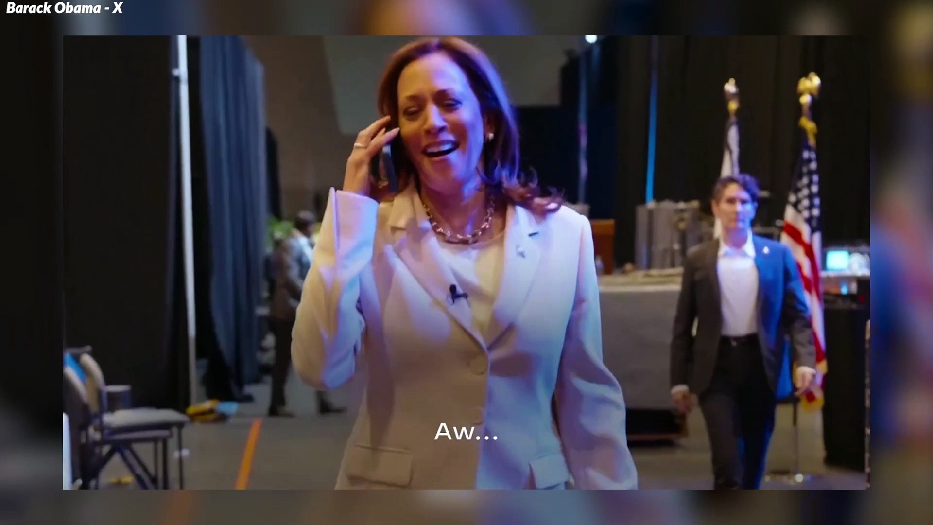 Kamala Harris recibe apoyo de los Obama mediante llamada telefnica