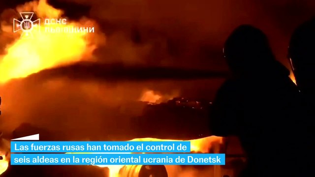 Las fuerzas rusas han tomado el control de seis aldeas en la región oriental ucrania de Donetsk