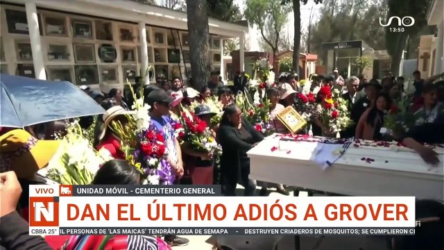Dan el último adiós a Grover Quispe que fue atropellado en la avenida Petrolera