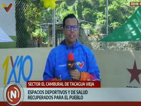 1X10 del Buen Gobierno rehabilita centro de salud y espacios deportivos en el sector Tacagua Vieja