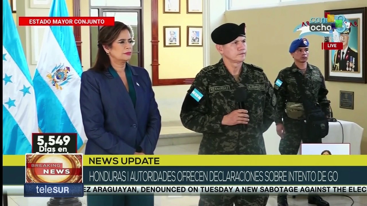 Honduras Joint Chief of Staff ratifies support to President Xiomara Castro's government