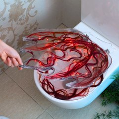 Transform Your Bathroom with a Stylish, Fuzzy Toilet Seat! 