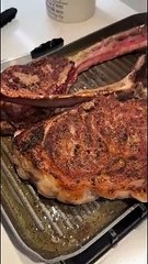 MEAT….. All MEAT‼️  #food #steak #meat #father #son #family #fun #bigjustice #boom
