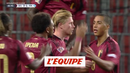 Les buts de Belgique - Israël - Foot - L. des nations