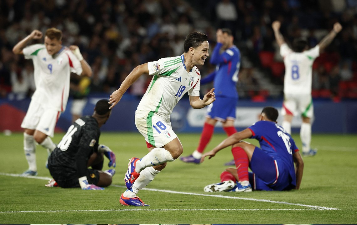 المنتخب الإيطالي يحقق فوزاً كبيراً أمام فرنسا