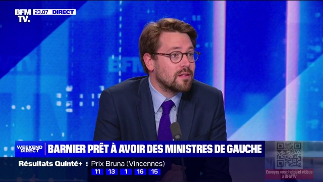 Gouvernement Barnier: Je ne crois pas qu'on puisse, quand on est de gauche, souscrire au coup de force du président de la République , estime Benjamin Lucas (député NFP des Yvelines)