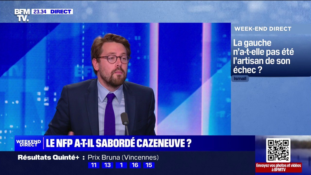 Manifestations contre Emmanuel Macron: "Nous sommes un certain nombre à être choqués par la façon dont le président de la République s'est comporté", affirme Benjamin Lucas (NFP)