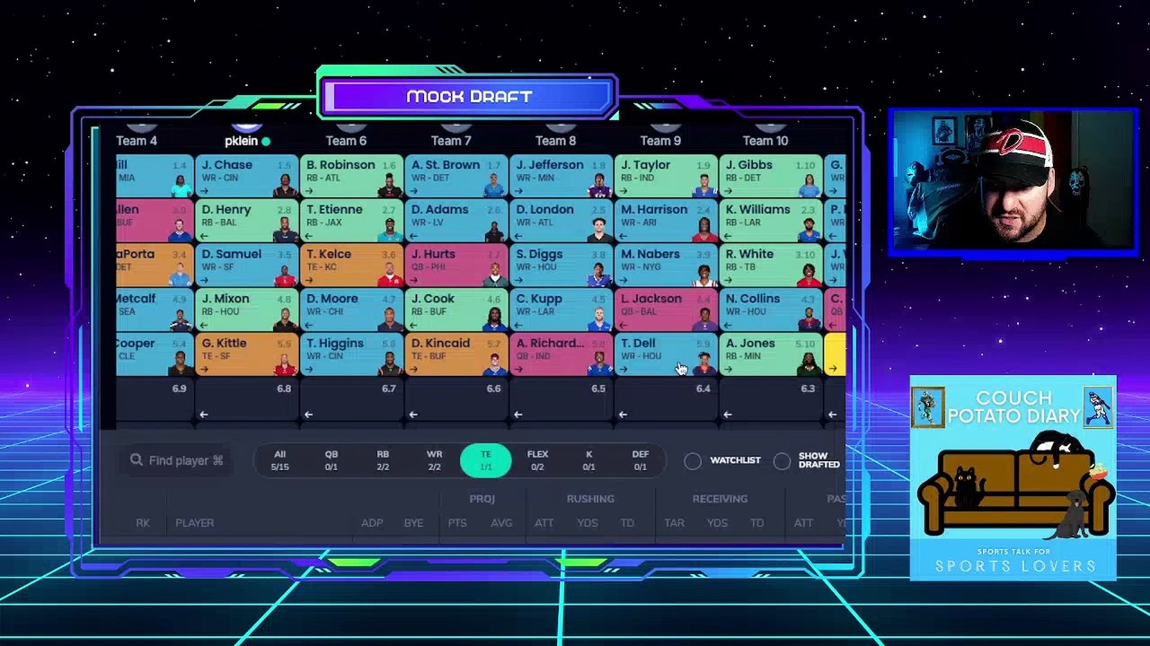 Fantasy Football Mock Draft - 5th overall | NFL Fantasy Football Preview