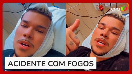 Ex de Bia Miranda, DJ Buarque é hospitalizado após acidente com fogos em posto de gasolina