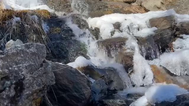 Música Relajante: Río Nevado con Melodías de Piano
