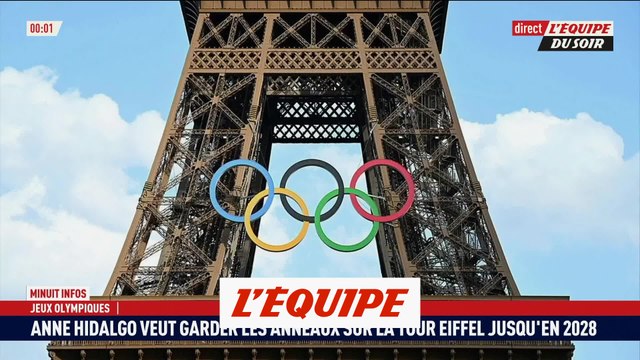 Les anneaux olympiques vont rester sur la tour Eiffel jusqu'en 2028 - JO 2024 - Organisation