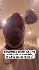 Dame Dash's grill fell out of his mouth right after he admitted that he wouldn't mind working with 50 Cent 