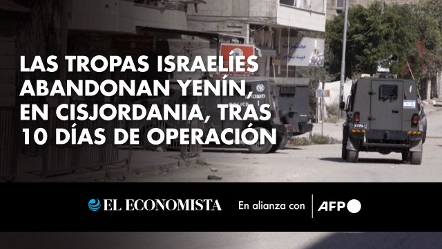 Las tropas israelíes abandonan Yenín, en Cisjordania, tras 10 días de operación