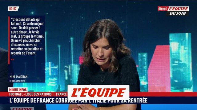 Mike Maignan « On sait qu'on doit faire mieux » - Foot - Ligue des Nations