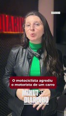 Motociclista agride motorista após colisão em Itajaí