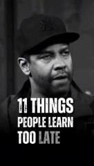 11 Things People Learn Too Late In Life