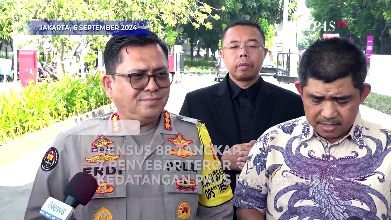 [FULL] Densus 88 Tangkap dan Ungkap Peran 7 Peneror Kedatangan Paus Fransiskus ke Indonesia!