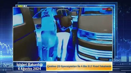 Çember-20 Operasyonları İle 4️ Bin 517 Firari Yakalandı