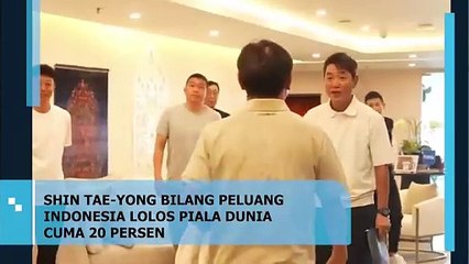 Shin Tae-Yong Sebut Peluang Indonesia Lolos Piala Dunia Hanya 20 Persen