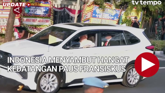 Sambutan Hangat Umat Kristiani Indonesia Atas Kedatangan Paus Fransiskus