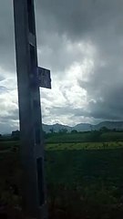 Cloudy and drizzling in September