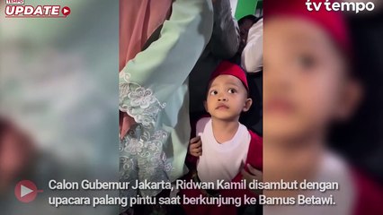 Ridwan Kamil Datangi Kantor Bamus Betawi, Disambut Tradisi Palang Pintu