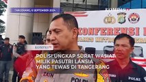 Polisi Ungkap Surat Wasiat Milik Pasutri Lansia yang Tewas di Tangerang