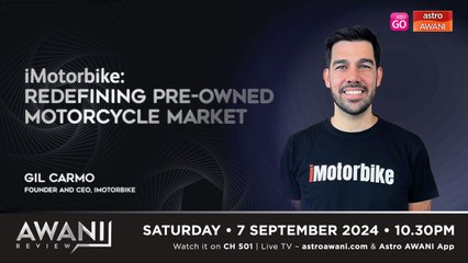 AWANI Review: iMotorbike: Redefining Pre-Owned Motorcycle Market