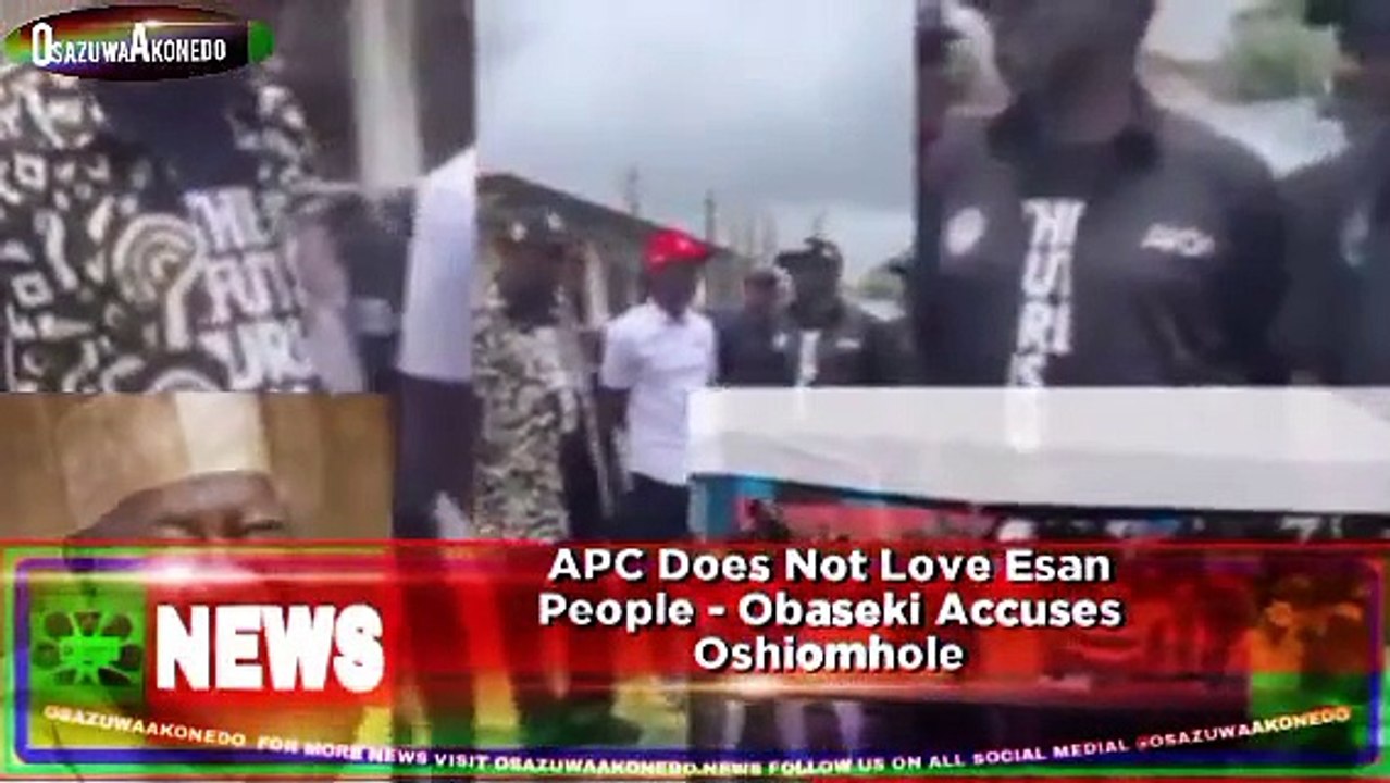 APC Does Not Love Esan People - Obaseki Accuses Oshiomhole ~ OsazuwaAkonedo