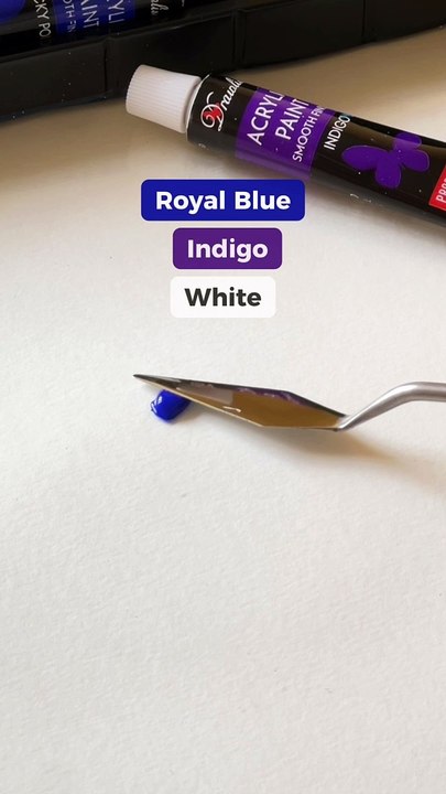 Indigo | Paint Mixing Tutorial | Color Mixing