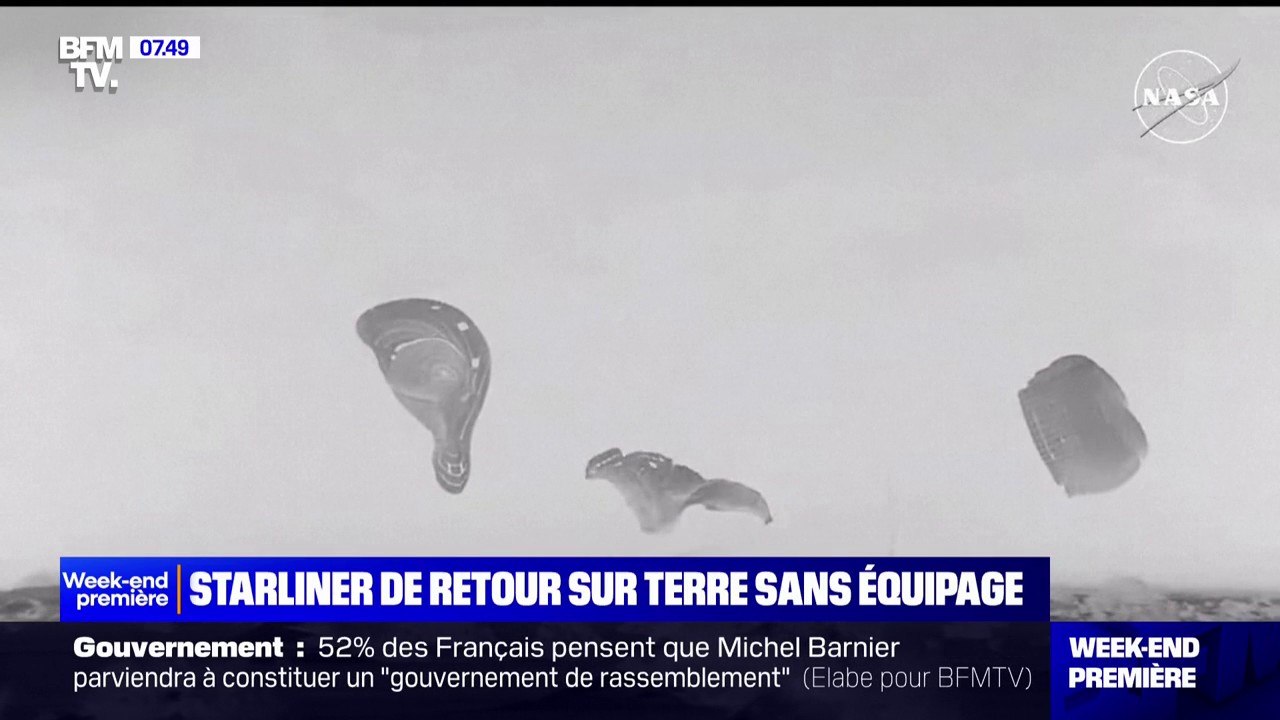 ISS: la capsule Starliner de Boeing est revenue sur Terre, sans équipage