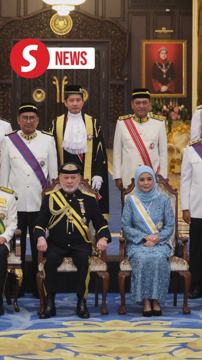 Sultan Ibrahim attends Investiture ceremony to present federal awards