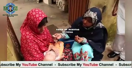 14-Administering polio drops پولیو کے قطرے پلائیں۔