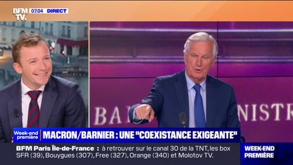 Libre, indépendant, autonome...Comment va se passer la "coexistence exigeante" entre Emmanuel Macron et Michel Barnier