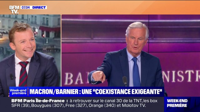 Libre, indépendant, autonome...Comment va se passer la coexistence exigeante entre Emmanuel Macron et Michel Barnier