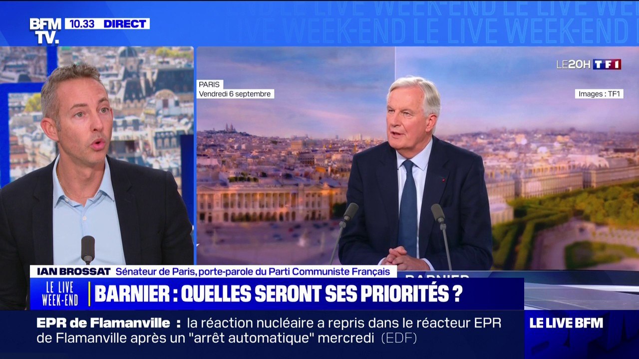 Michel Barnier nommé Premier ministre: "Qui va nous faire croire que quelque chose va changer?", questionne Ian Brossat (PCF)