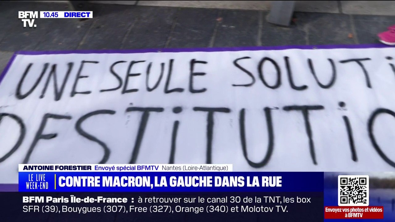 Manifestations du 7 septembre: "Nommer Barnier grâce à l'accord du RN, c'est marcher sur l'engagement de la jeunesse", estime ce porte-parole d'un syndicat étudiant à Nantes