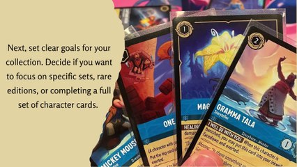 Best Practices Of Collecting Disney Lorcana Cards
