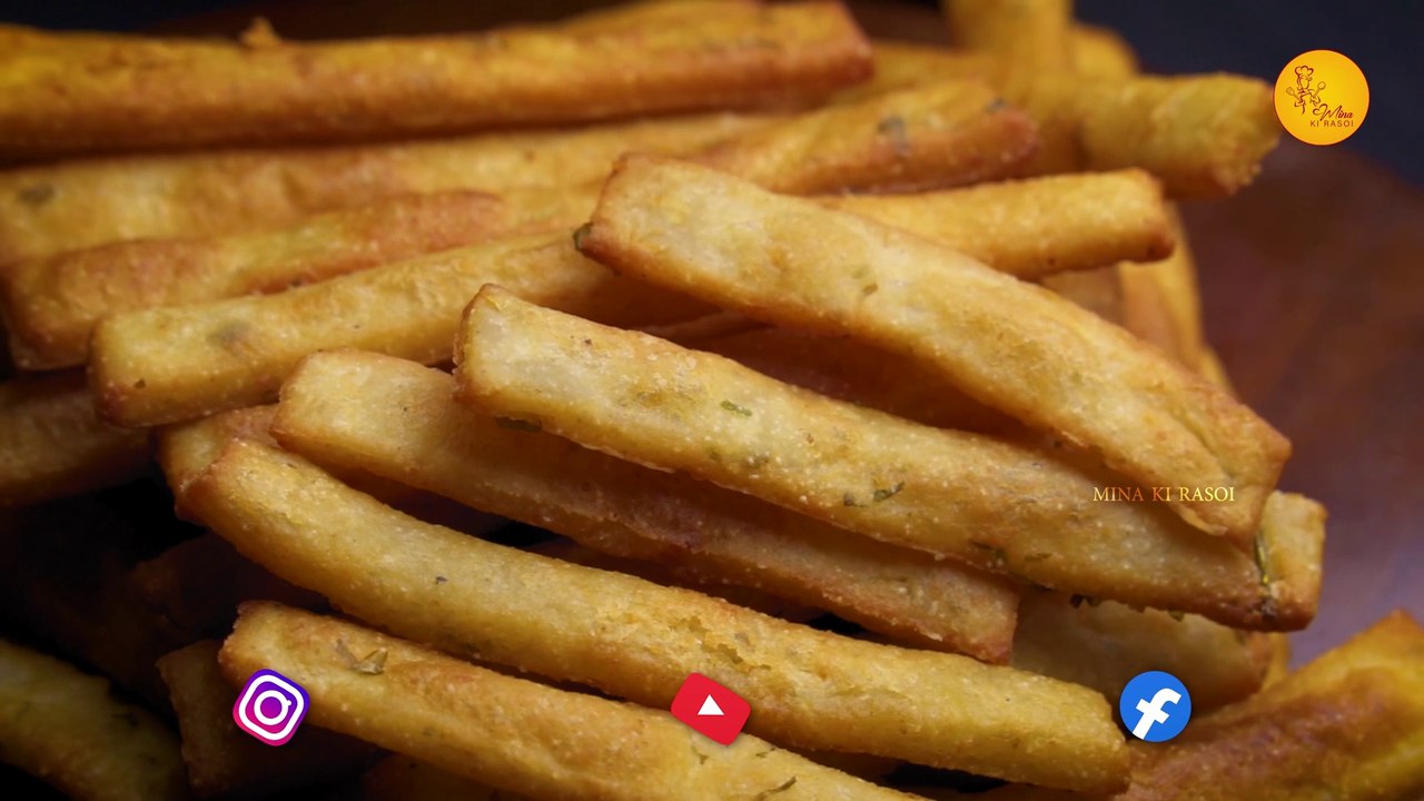 घर पर बनाएं कुरकुरे और स्वादिष्ट फिंगर चिप्स |  Finger chips | snacks recipe #recipe  #food