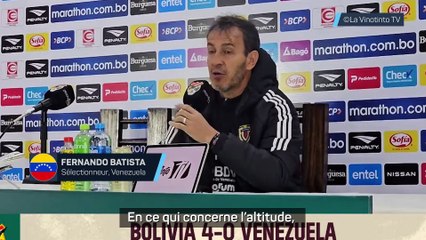 Batista : "Si tout le monde me parle de l'altitude, c'est bien qu'il y a un problème..."