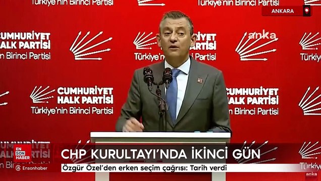 Özgür Özel'den erken seçim çağrısı: Tarih verdi