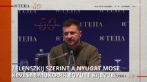 Zelenszkij szerint fogyatkozik a nyugati akarat az Ukrajnával való együttműködésre