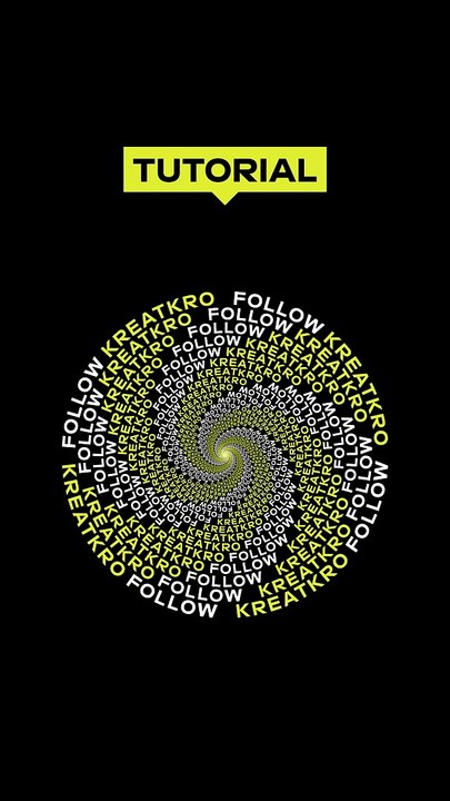 One Hack That Will Make Your Text Literally Spin  Create Colorful Spiral Text