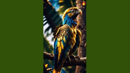 "AI Creations: Merging Birds and Beasts"