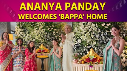 Ananya Panday welcomes 'Bappa' home; shares photos with parents