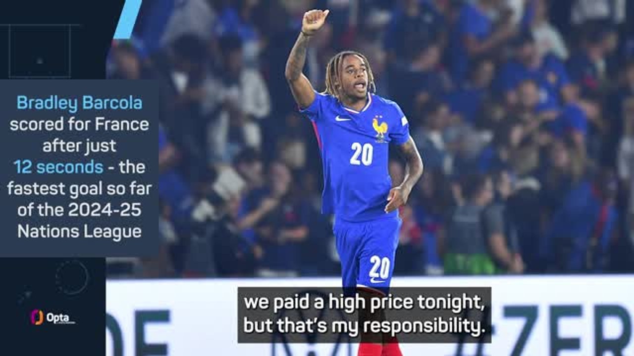 Deschamps defends team changes despite defeat