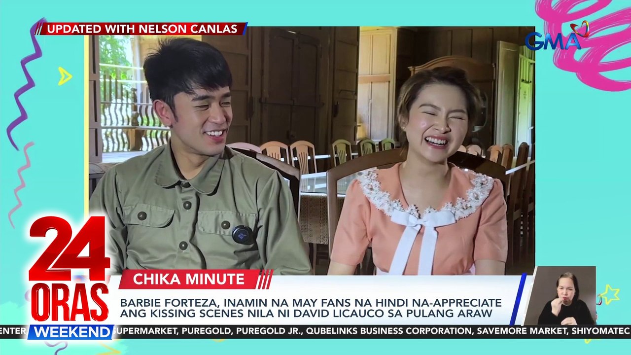 Barbie Forteza, inamin na may fans na hindi na-appreciate ang kissing scenes nila ni David Licauco sa Pulang Araw | 24 Oras Weekend